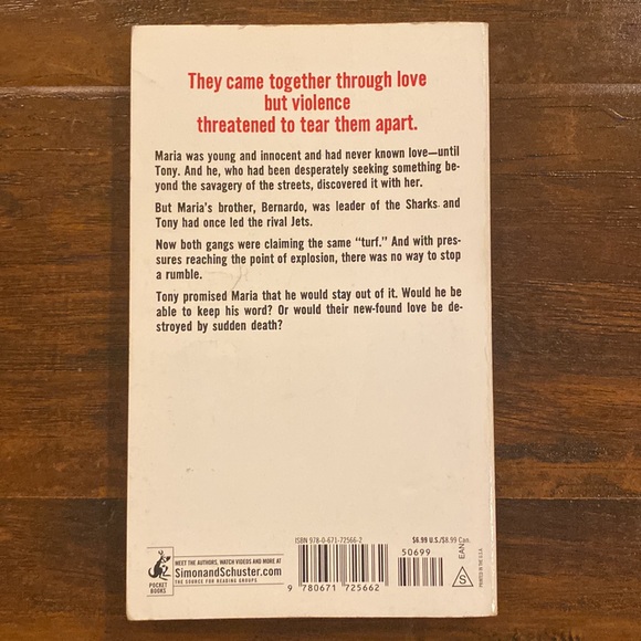 West Side Story Novelization by Irving Shulman - Picture 2 of 4